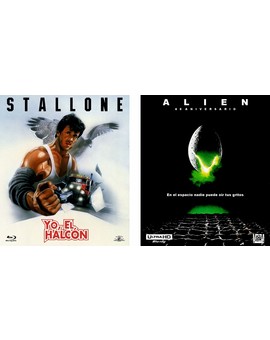 Caratulas custom Yo, el halcón y Alien 4K