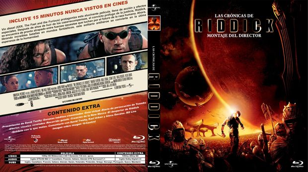 Caratula "Las crónicas de Riddick"