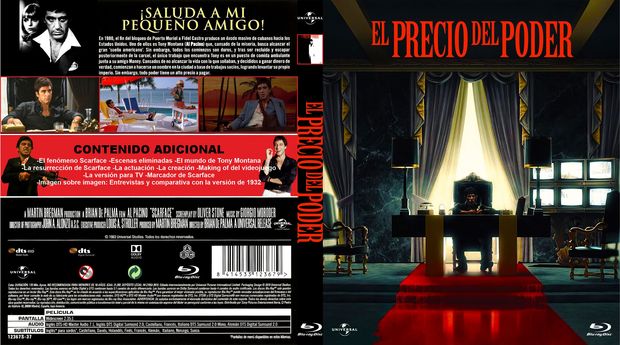 Caratula "El precio del poder, Scarface"