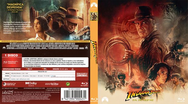 Caratula "Indiana Jones y el dial del destino"