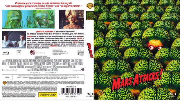 Caratula "Mars Attacks"