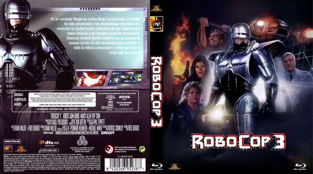 Caratula "Robocop 3"