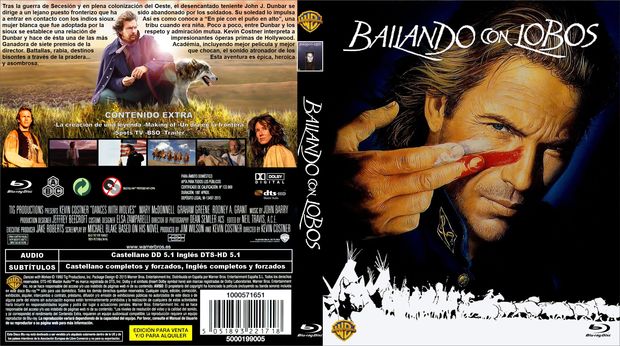 Caratula "Bailando con lobos"