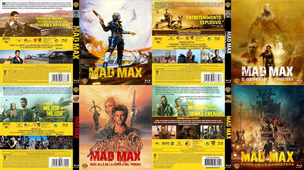Caratulas "Saga Mad Max"