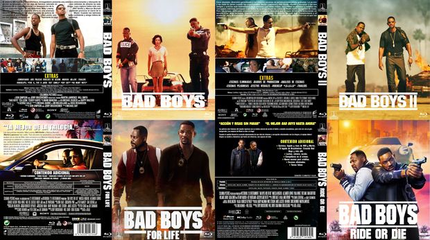 Caratulas saga "Bad Boys"