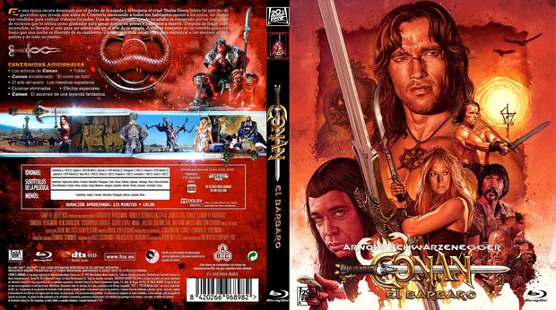 Caratula "Conan el Barbaro" 