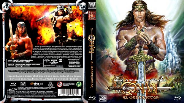 Caratula "Conan el Destructor"