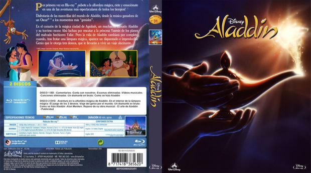 Caratula custom Aladdin
