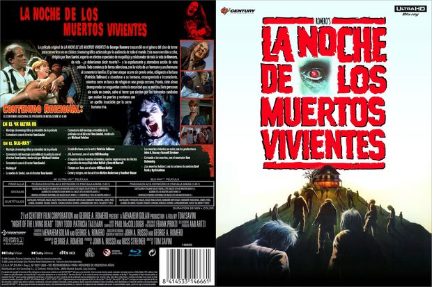 "Programa" para el interior de La noche de los muertos vivientes (1990)