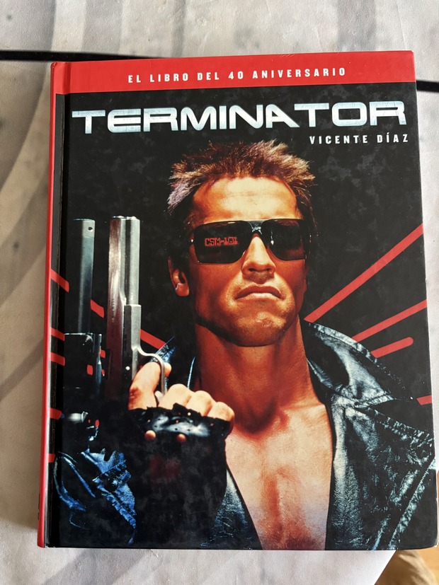 Libro Terminator 40 aniversario 