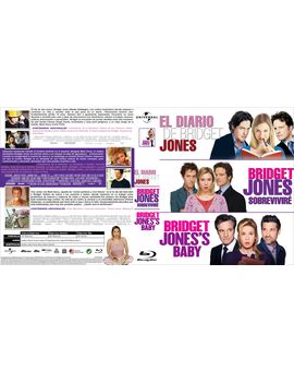 Caratula "trilogía" Bridget Jones