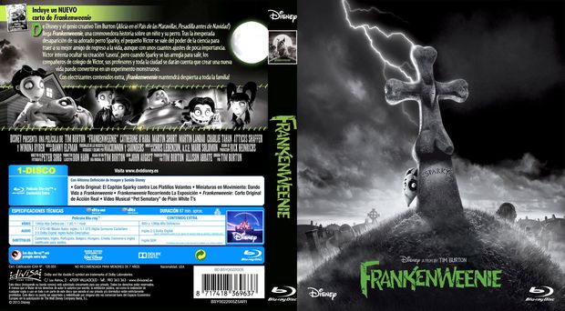 Caratula Frankenweenie