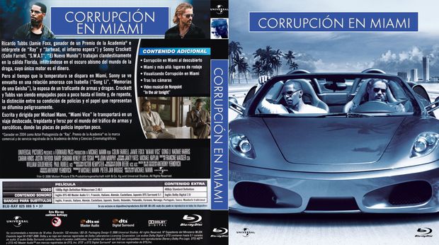 Caratula custom Corrupción en Miami (2006)