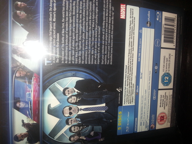 agentes de S.H.I.E.L.D BLU RAY UK SUBTITULOS CASTELLANO