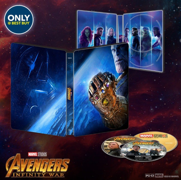 ¿Será así el resto del steelbook de Infinity War?