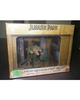 Trilogia Jurassic Park + Figura T-Rex (Edición Limitada Alemania) Foto 1/2