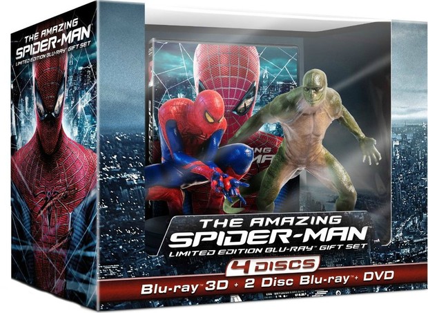 Pack "The Amazing Spider-Man" 4 Discos + 2 Figuras