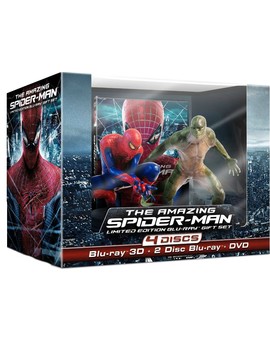 Pack "The Amazing Spider-Man" 4 Discos + 2 Figuras