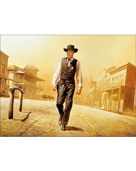 Pintura de “Solo ante el peligro” (High noon)