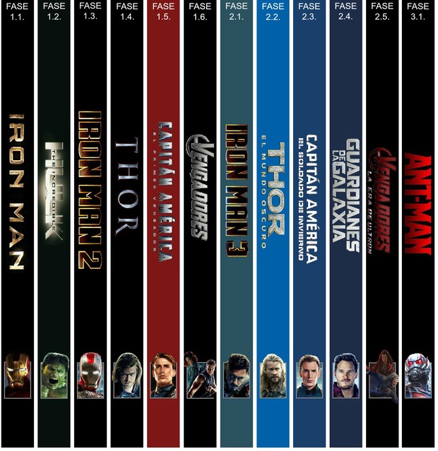 Asi quedaria mi colección de Disney-Marvel.