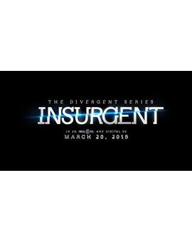 Insurgente sera en 3D y nos lo presenta con su primer poster en movimiento.