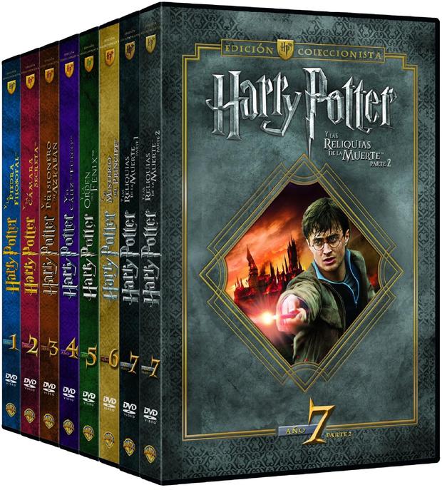 Asi queda la nueva colección de Harry Potter.