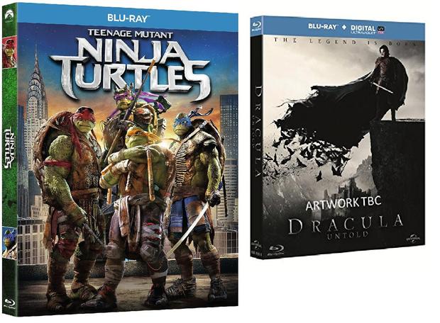 Ninja Turtles y Dracula: La leyenda jamas contada a la venta en blu-ray el 31 de Marzo.