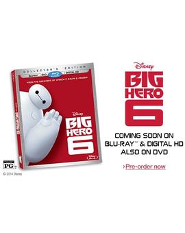 Blu-ray de Big Hero 6.