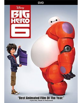 Portada del dvd de Big Hero 6.
