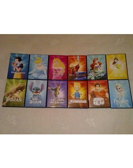 Mi colección de clasicos Disney en blu-ray.