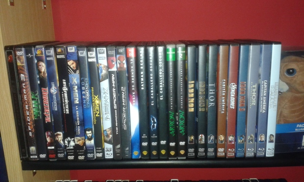 Mi coleccion de superheroes.