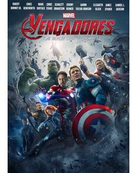 Mi portada de Vengadores la era de ultrón.