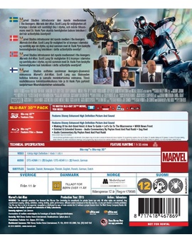 Contraportada de Ant-Man.