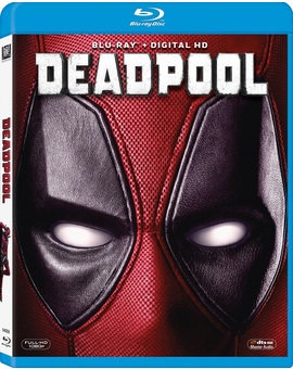 Portada del blu-ray de Deadpool.