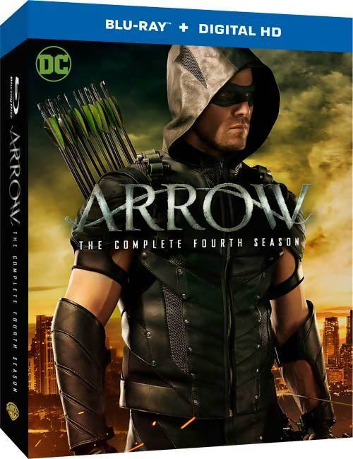 Portada de la temporada 4 de Arrow.
