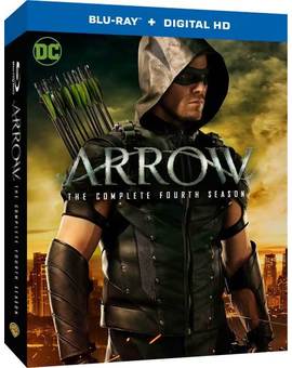 Portada de la temporada 4 de Arrow.