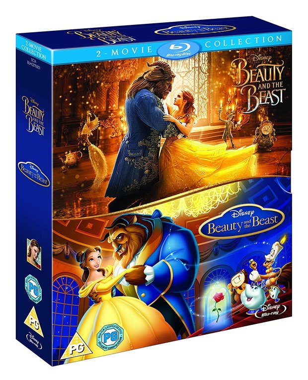 Pack de La Bella y la Bestia con vistazo al diseño de la portada.