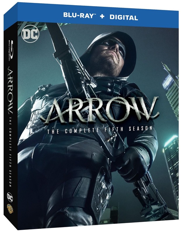 Portada de la 5º Temporada de Arrow.