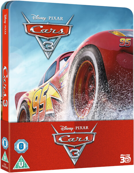 Diseño del Steelbook de Cars 3.