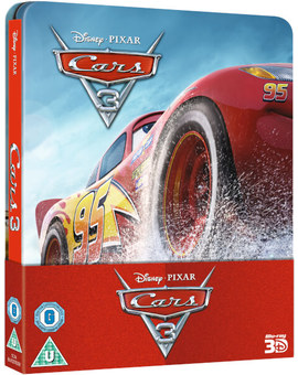 Diseño del Steelbook de Cars 3.