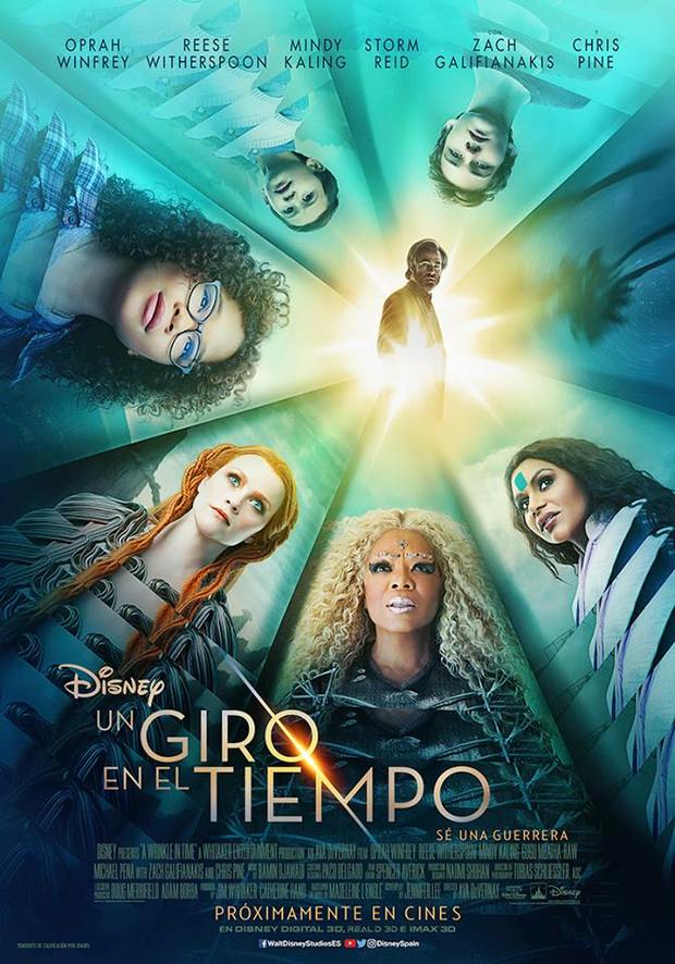 Titulo y poster para España de A wrinkle time.