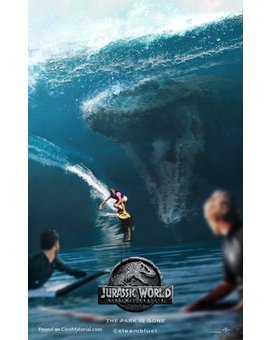 Nuevo poster de Jurassic World. El reino caido