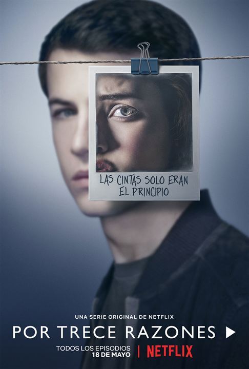 Poster oficial de la segunda temporada de "Por trece razones".