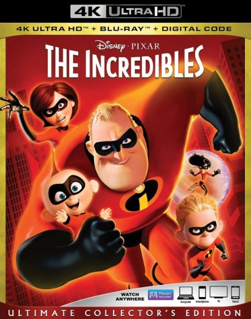 Edición 4K de Los Increíbles.