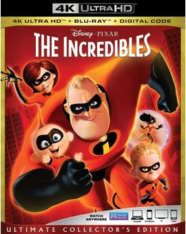Edición 4K de Los Increíbles.
