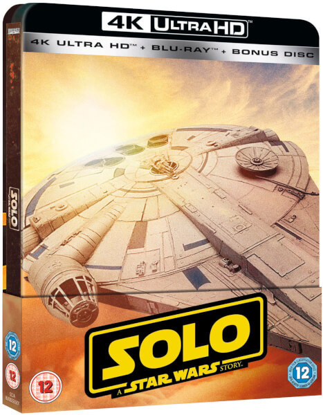 Diseño del steelbook de Han Solo.