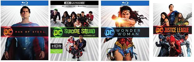 Las pelis de DC con portadas de colección.
