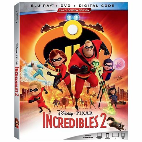 Portada Blu-Ray de Los Increíbles 2.