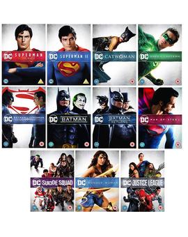 Portadas europeas de las pelis de DC.