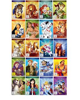Nuevos diseños de los Clasicos Disney + Secuelas.